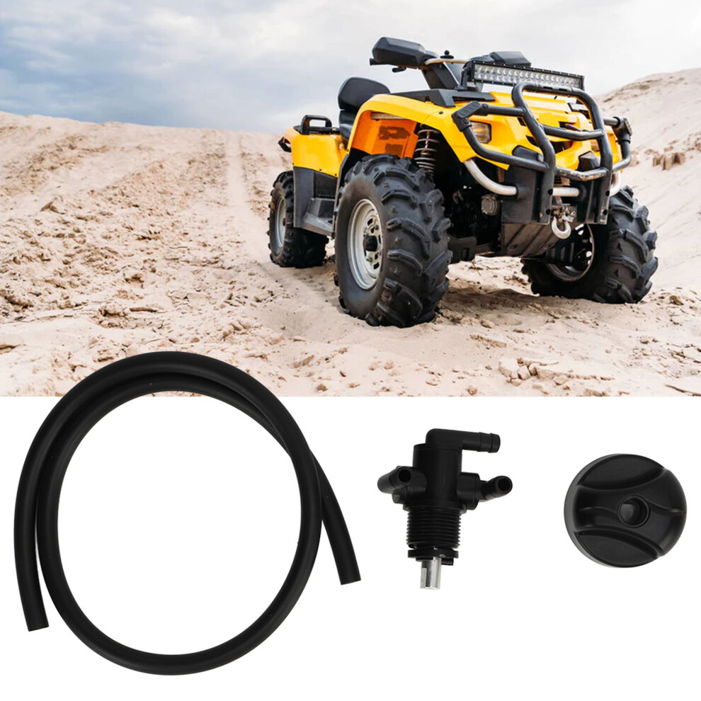 3 Way Petcock Tank Fuel Shut Off Valve Switch With Fuel Line For Polaris Atv Sportsman 335 325 330 400 500 600 700 4921315326431