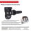 Sensore TPMS per pneumatici auto, sensore di pressione pneumatici programmabile per strumento 4