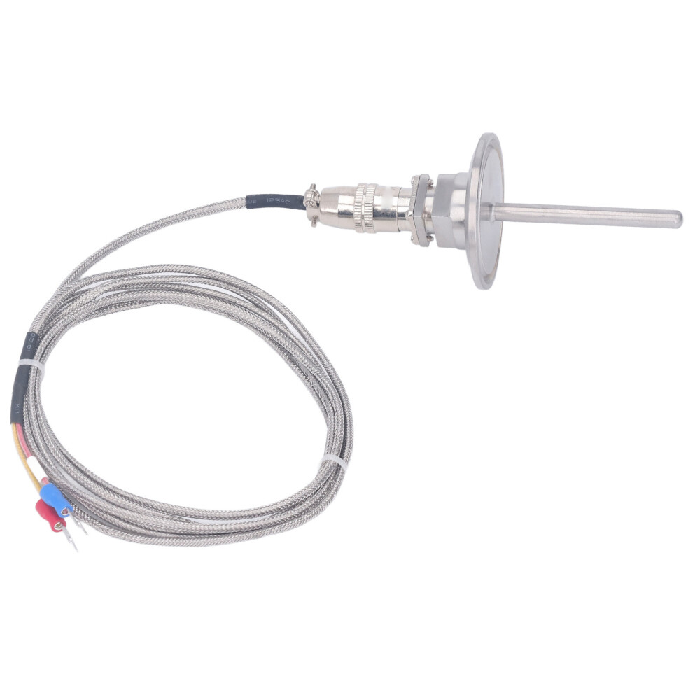K Type Thermocouple 6Mm Temperature Sensor Probe Sensing Line With Aviation Plug Quick Connector 2 Meter 8441315327253