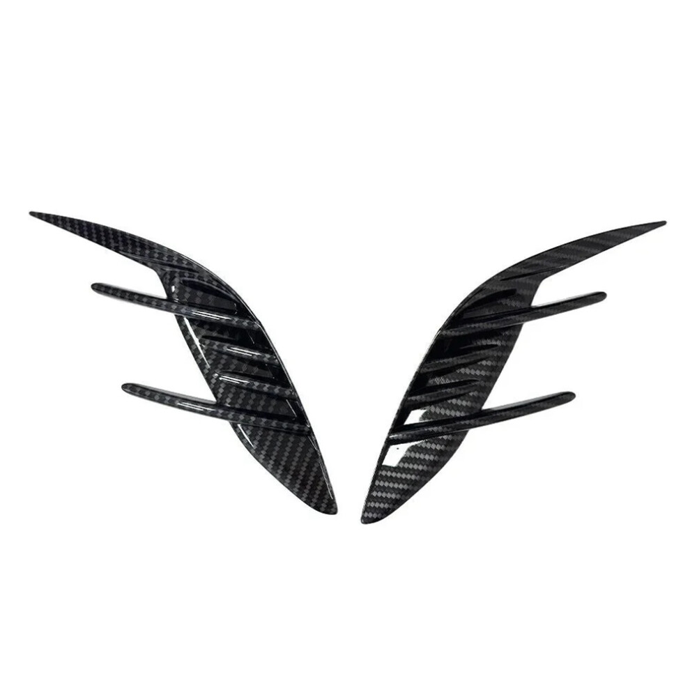 Car Rear Bumper Side Vent Spoiler For Carbon Fiber Pattern 4854133393623