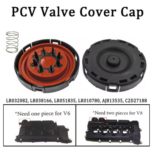 Neue PCV-Ventildeckelkappe mit Membransatz für LR4 2