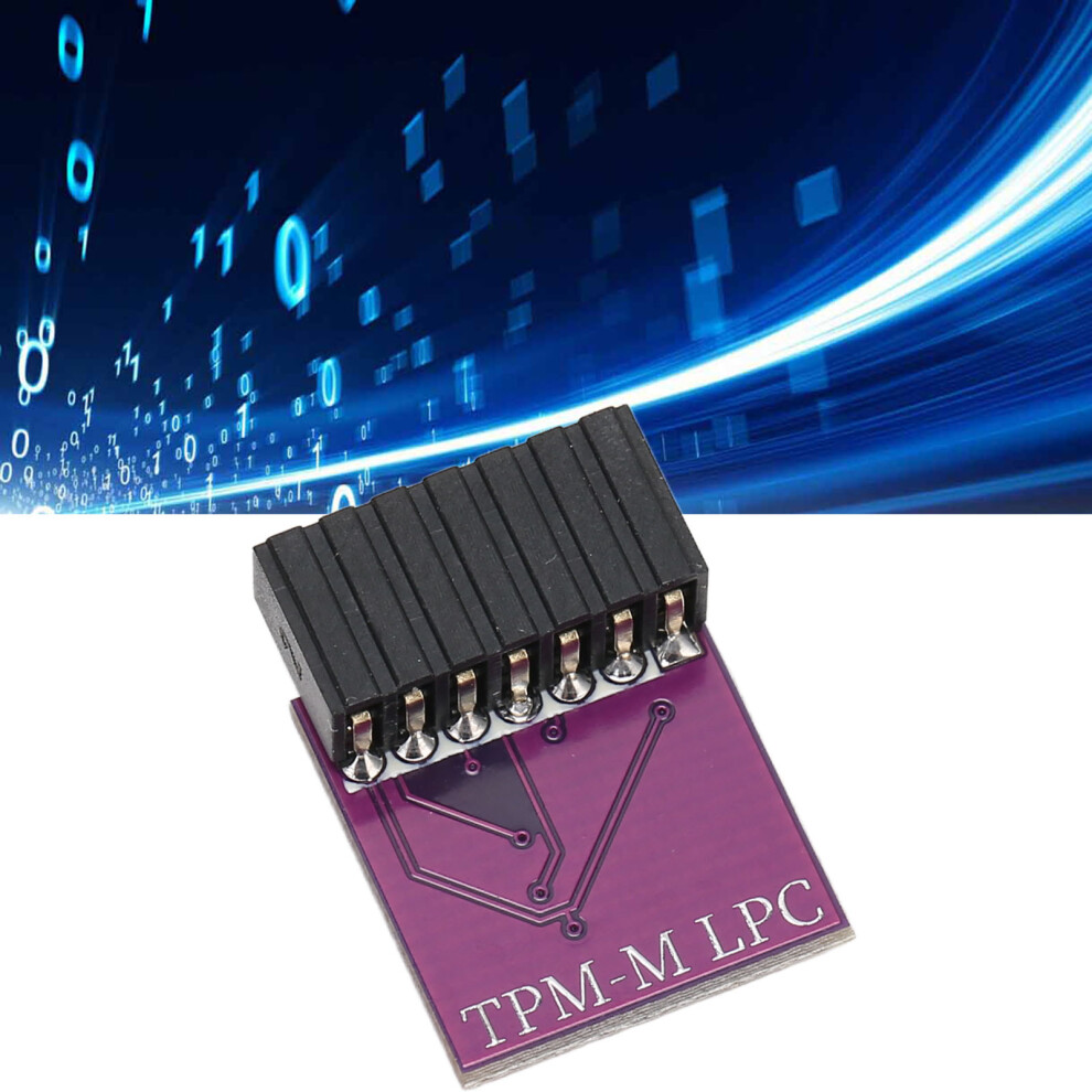 Tpm 2.0 Encryption Security Module 14Pin Lpc Interface Tpm 2.0 Module For Win11 2.0 For Asus Platform Purple 6951315329031