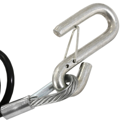 Trailer Safety Towing Cable with Two S Hook 3500lbs Load Bearing 1