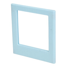 Magnetic Pocket Picture Frame Double Sided Magnet Photo Frame Magnetic Fridge Frames for Fujifilm Instax Square Blue