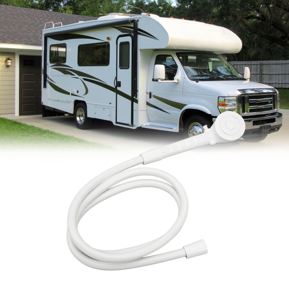 Hand Held Shower Set 1.5M Hose 3 Position Shower Head For Rv Camper Van Travel Trailer Motorhome Boat White 8751315332172