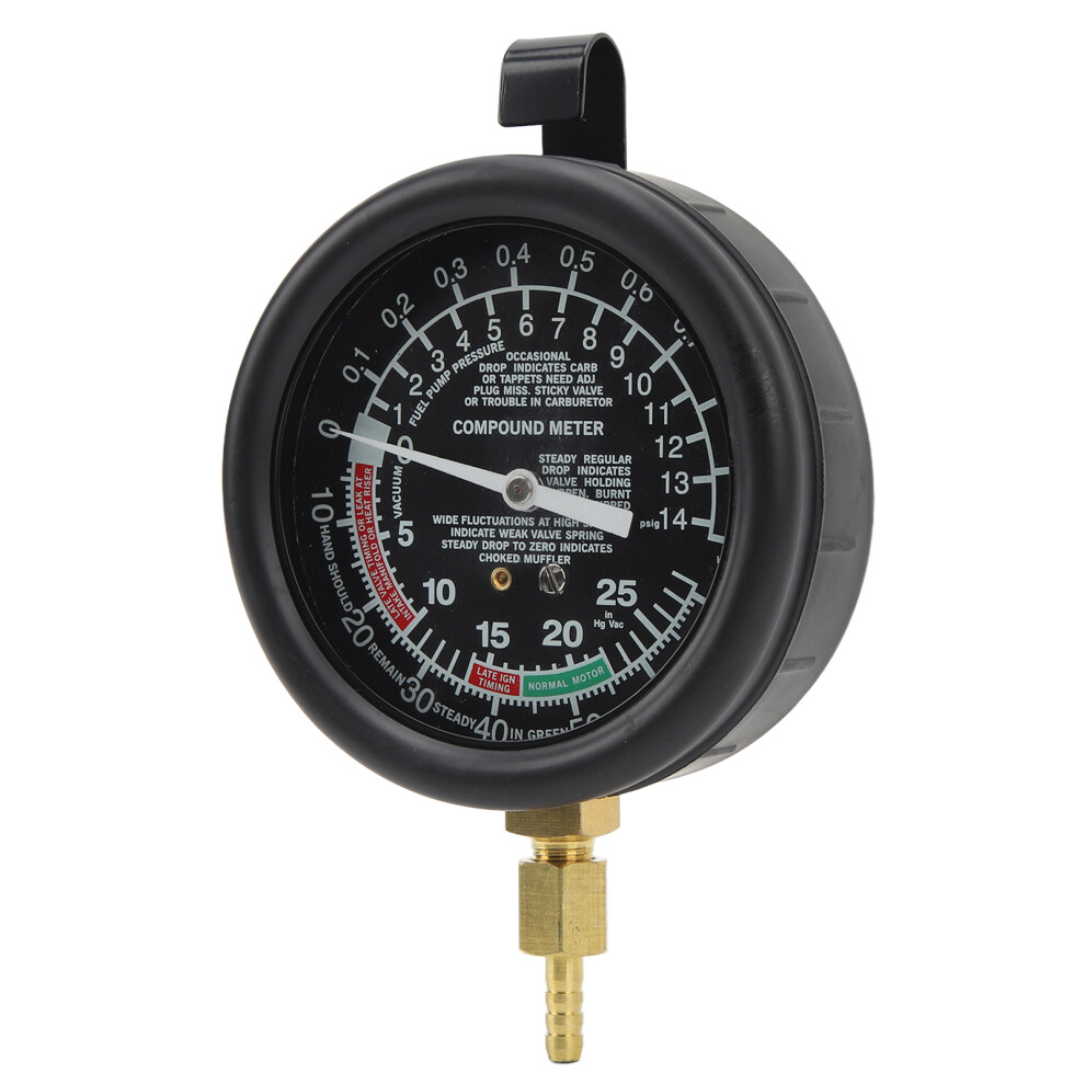 Car Vacuum Fuel Pump Tester Gauge With 14Mm 18Mm Manifold Fittings Pressure Diagnostics Leakage Tester 8401315332244