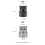 51MM Adjustable Coffee Distributor Powder Distributor Needle Gray 3