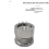 51MM Adjustable Coffee Distributor Powder Distributor Needle Black 2