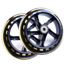 2 db roller kerék 145 mm x 30 mm PU csendes kerék