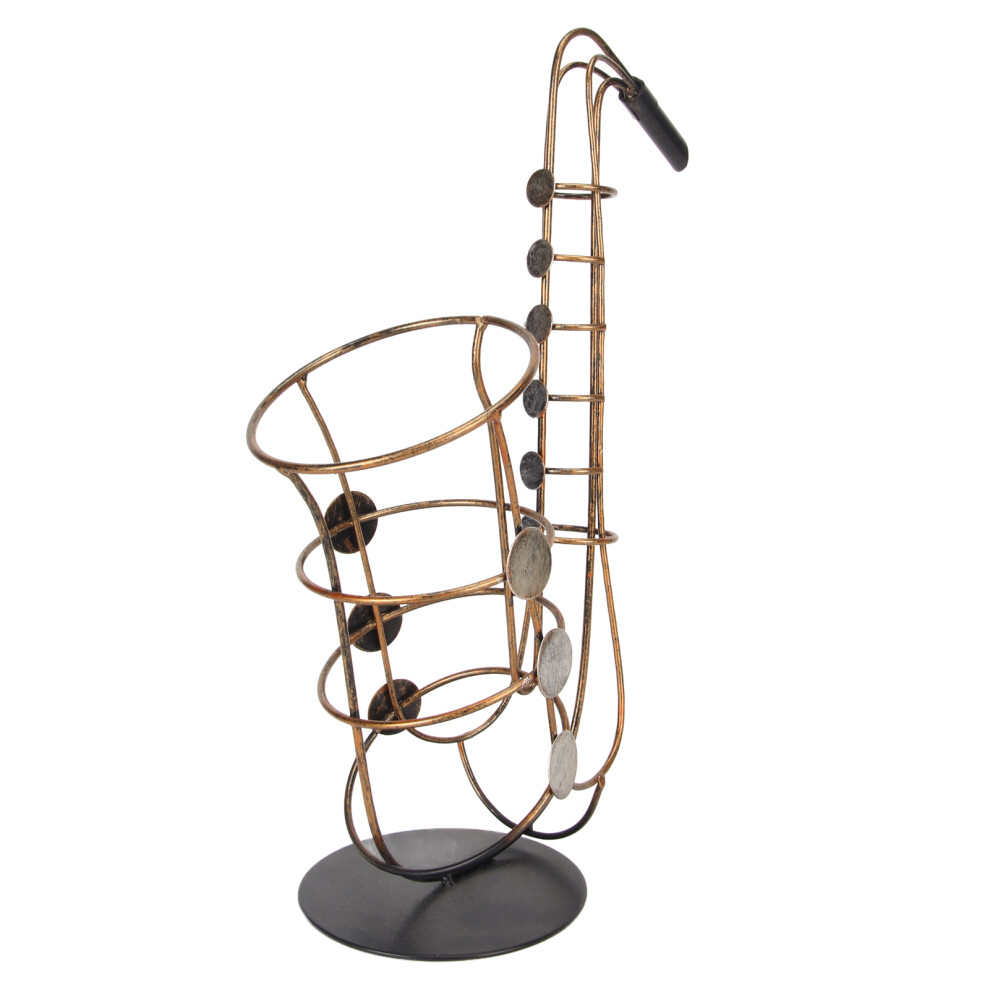 Saxophone Wine Rack Metal Saxophone Wine Bottle Holder for Home Interior Kitchen Bar Decorations Wine Lovers-image-OPC-PHR6RJK-NEW