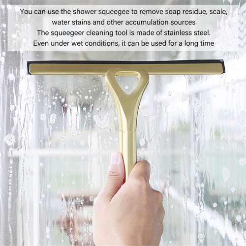 Glass Cleaning Brush Stainless Steel Window Squeegee 1