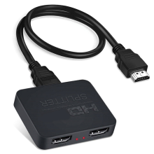 4K UHD - Compatibele splitter 2.0 1x2 HD-splitter