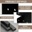 Conjunto de 4 suportes para pérgola, suportes em T de 3 vias para postes de madeira de 4x4 polegadas 6