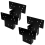 Conjunto de 4 suportes para pérgola, suportes em T de 3 vias para postes de madeira de 4x4 polegadas 1