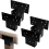 Conjunto de 4 suportes para pérgola, suportes em T de 3 vias para postes de madeira de 4x4 polegadas 7