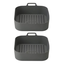 Silicone Air Fryers Basket Heat-Insulation Air Fryer Tray Fried Pizza