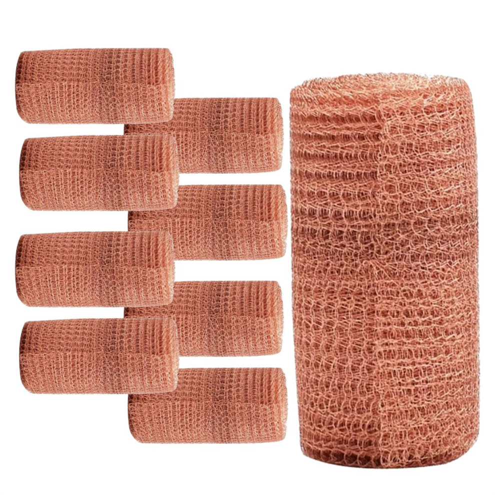 9Pcs 12.7Cmx3meter Copper Knitted Wire Mesh Rustproof Copper Mesh 4854133304995