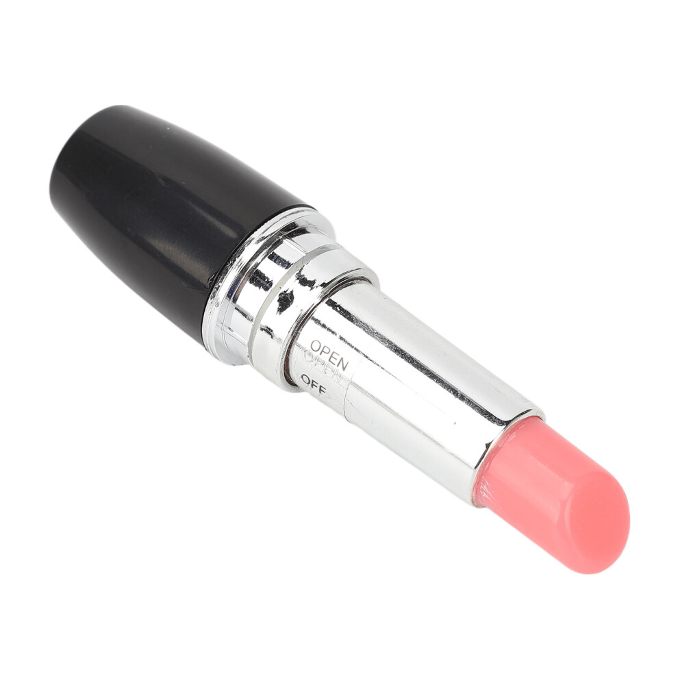 Black Lipstick Massager Portable Lipstick Shape Vibration Face Massage Wand For Facial Eye