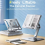 Aluminum Alloy Book Stand for Reading Adjustable Foldable Book Holder 2