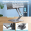 Aluminum Alloy Book Stand for Reading Adjustable Foldable Book Holder 4