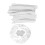 Engangs hårnett - Bulk Bouffant Caps Non-Woven Hairnet White 1