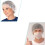 Engangs hårnett - Bulk Bouffant Caps Non-Woven Hairnet White 3