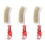 3PCS Multi-Function Tool Wire Brush Copper Plated Cleaning Brush C 1