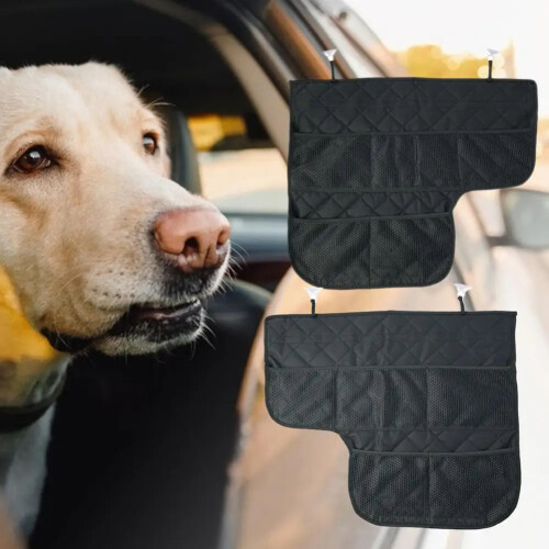 2 buc protector de ușă auto pentru câini, animale de companie, protector de ușă auto 2