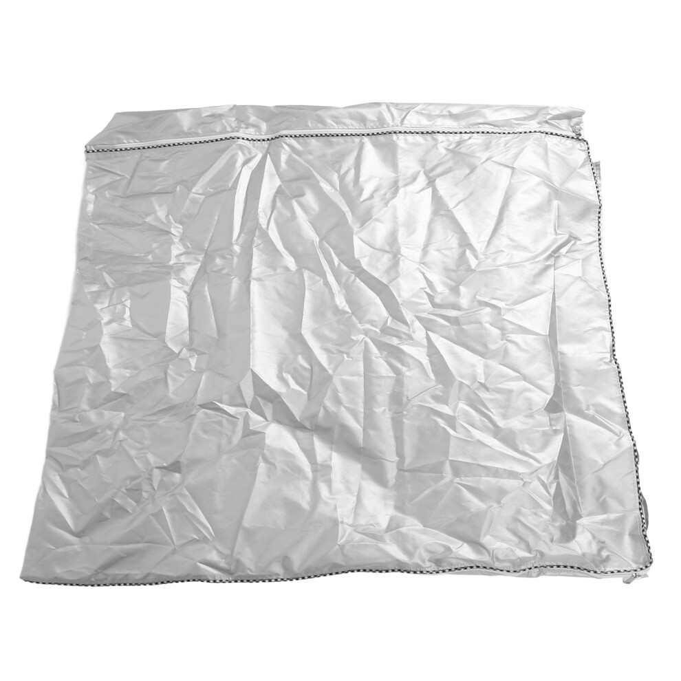 Washer Dryer Cover Oxford Cloth Washing Machine Cover for Top Load Front Load Washer Dryer Silver