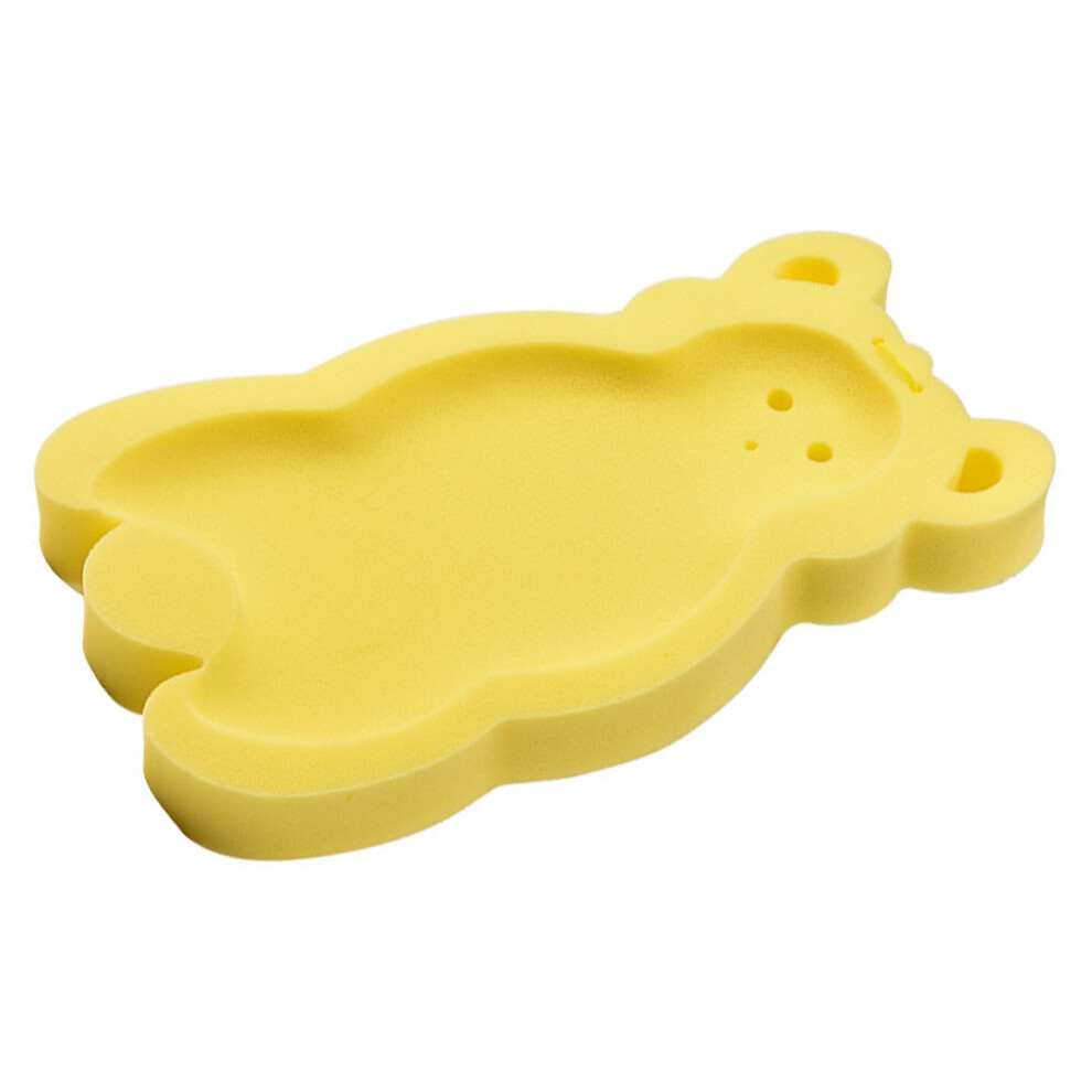 Newborn Skid Proof Sponge Mat Soft Thicken Baby Bathtub Sponge Cushion for Newborn Baby Infant Yellow