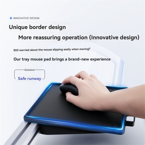 Supporto per mouse da tavolo regolabile con supporto per mouse, scheda di estensione 2