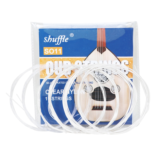 Σετ χορδών Shuffle 11 χορδών, επιπλατινωμένες με νάιλον, ανθεκτικές στη σκουριά 2