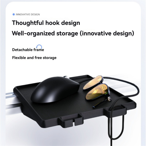 Supporto per mouse da tavolo regolabile con supporto per mouse, scheda di estensione 1