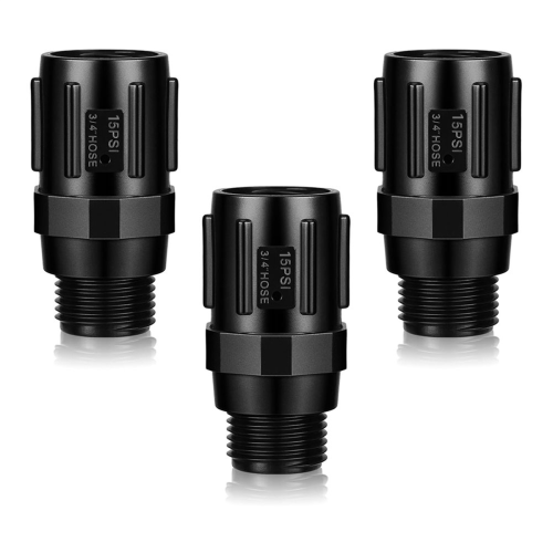 Régulateur de pression d'irrigation goutte à goutte 15 PSI, 3 pièces