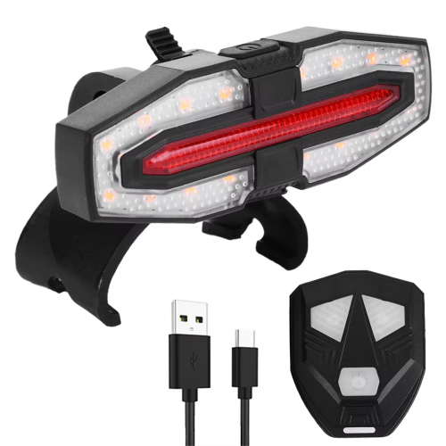 Electric Scooter Turning Signal Tail Light USB Rechargable