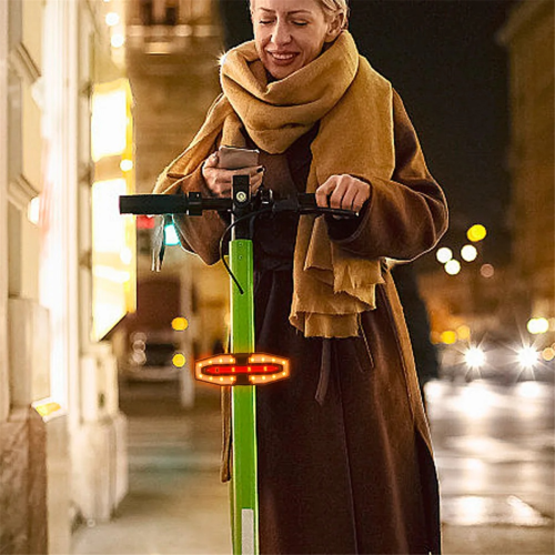 Electric Scooter Turning Signal Tail Light USB Rechargable 1