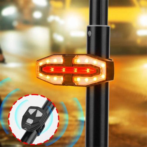 Electric Scooter Turning Signal Tail Light USB Rechargable 2