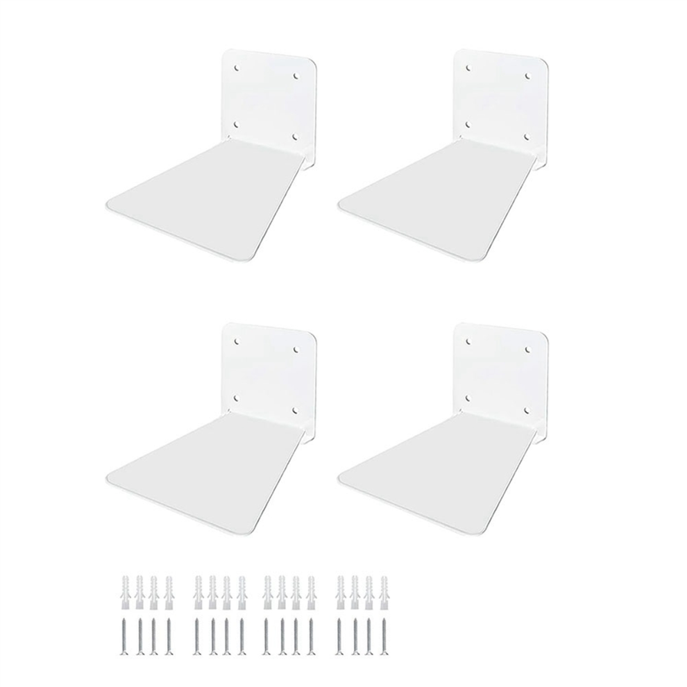 Invisibility Floating Bookshelf - Wall Mount Metal Shelves 4854133316011