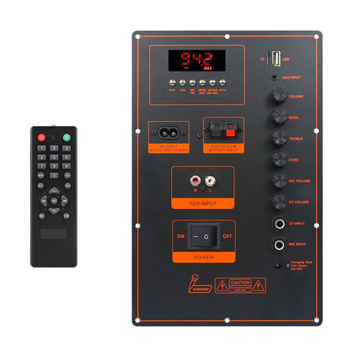 100W High Power -Bluetooth Amplifier Board Trolley Speaker