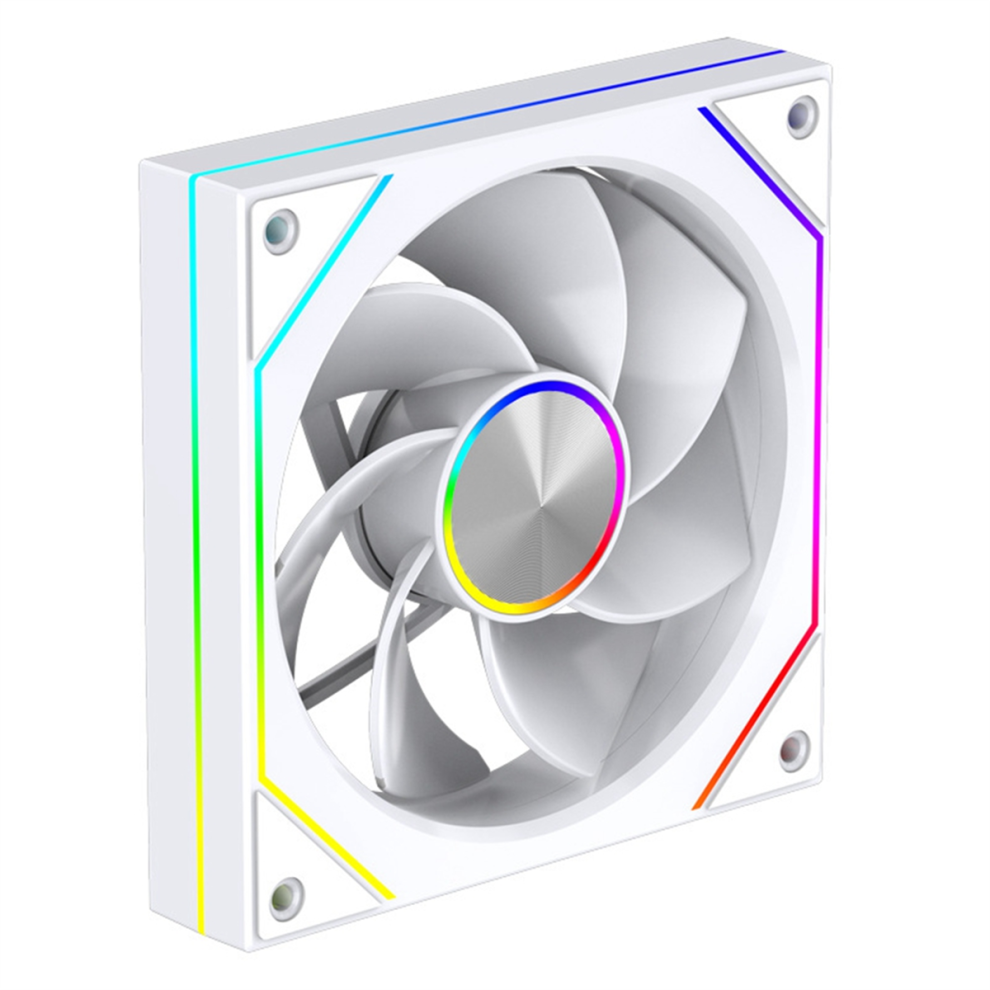 Ventola Per Telaio Computer 120 Mm 5 V 3 Pin Argb 4 Pin Pwm Ventola Di Raffreddamento Bianca