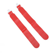 Adjustable Flag Football Set 5 PCS PP Adjustable Flag Football Belts for Youth and Adults Training Equipment Red
