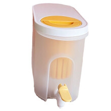 3.9L Refrigerator Cold Water Kettle with Faucet Large Capacity High Temperature Resistant Plastic Water Kettle White