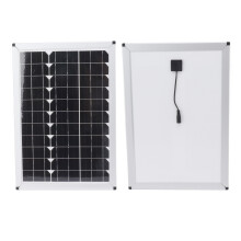 100W Solar Panel Kit Monocrystalline Solar Module with Waterproof 20A 12V 24V Controller for Car Camping