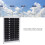 100W Solar Panel Kit Monocrystalline Solar Module with Waterproof 20A 12V 24V Controller for Car Camping 3