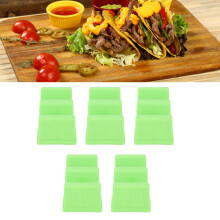 5 Stück grüner ABS Auto- & Wellen-Taco-Halter-Set, 14x7cm