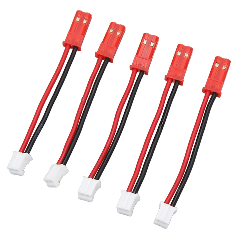 Ph2.0 2P To Jst Adapter Cable Male To Male Rc Battery Extension Cord For Axial Scx24 1/24 Rc Tracked Vehicle 5Pcs 9421315351716