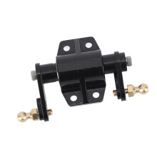 RC Steering Gear Bearing Assembly Aluminum Alloy Steering Mount Bracket for TAMIYA 1/14 Dump Truck
