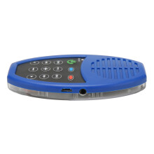 Bible Player Solar Charging 4G Capacity Portable Electronic Bible Reader with LED Light for Bible Listener English KJV with Aramaic Blue