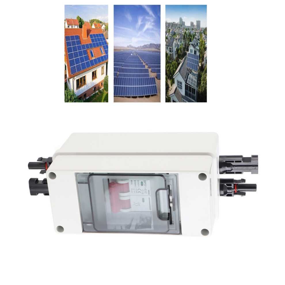 Solar Disconnect Switch Mini Circuit Breaker With Ip65 Waterproof Distribution Box Pv Disconnector Dc500v 16A 8401315353546