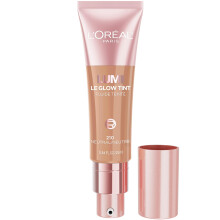 L'Or   al Paris Lumi Le Glow Skin Tint Lichtgewicht getint serum op waterbasis met foundation-achtige dekking Glow Illuminator Neutral 210 0,85 fl oz